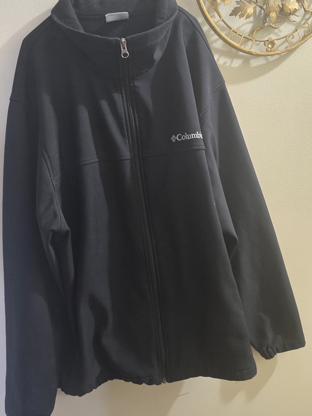 Columbia Black Full-Zip Fleece Jacket